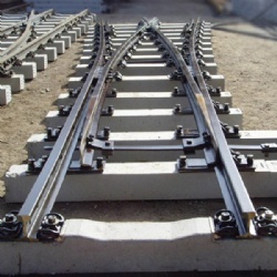 AAR Standard Railway Track Switch rail Turnout  of Railroad Turnout System