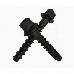 Alloy Steel Railroad Screw Spike of railway Accessories part